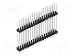 Connector: pin strips; pin header; male; PIN: 42; 2.54mm; THT; 2x21