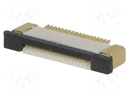 Connector: FFC (FPC); horizontal; PIN: 18; ZIF,top contacts; SMT