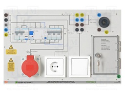Test panel; Equipment: key x2,user's manual,jumpers; 230/400VAC