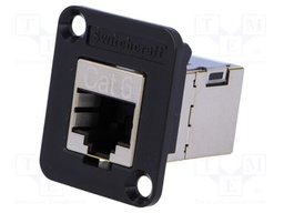 Coupler; EH; Cat: 6; shielded; RJ45 socket,both sides