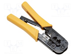 Tool: for crimping; RJ11,RJ12,RJ45; for optical fibers