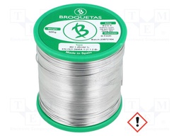 Soldering wire; Sn97Cu3; 0.7mm; 500g; lead free; Package: reel