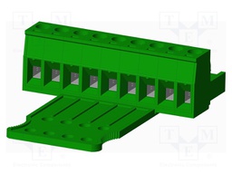 Connector: pluggable terminal block; plug; female; straight; 300V