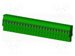 Connector: pluggable terminal block; plug; female; angled 90°