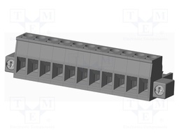 Connector: pluggable terminal block; plug; female; straight; grey