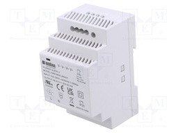 Power supply: switched-mode; for DIN rail; 60W; 48VDC; 1.25A; 3kV