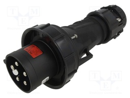 Connector: AC supply 3-phase; plug; male; 400VAC; IEC 60309; PIN: 5