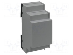 Enclosure: for DIN rail mounting; Y: 90mm; X: 35mm; Z: 60mm; grey