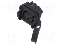 Connector: XLR; socket; female; AXS; 15A; 133V; PIN: 3; IP65
