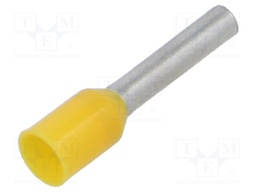 Tip: bootlace ferrule; insulated; copper; 1.5mm2; 10mm; tinned