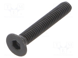 Screw; M3x18; 0.5; Head: countersunk; imbus; HEX 2mm; steel