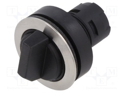 Switch: rotary; 22mm; Stabl.pos: 1; IP65; Pos: 2; Cutout: Ø22.3mm