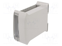 Enclosure: for DIN rail mounting; ABS