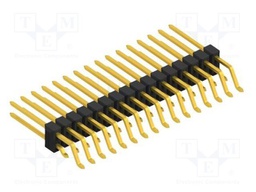 Connector: pin strips; pin header; male; PIN: 32; 2.54mm; SMT; 2x16