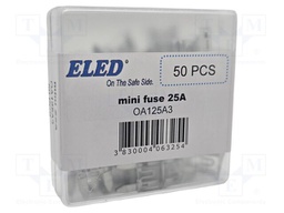 Fuse: fuse; 25A; 32VDC; automotive; 11.1mm