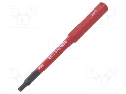 Screwdriver bit; Allen hex key; HEX 2,5mm; max.3.8Nm; 1kVAC