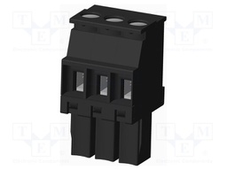 Connector: pluggable terminal block; plug; female; angled 90°