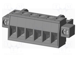 Connector: pluggable terminal block; plug; female; straight; grey