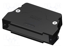Enclosure for connectors: D-Sub; straight; black