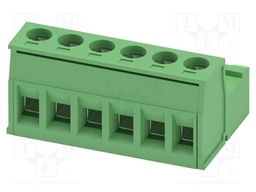 PCB connector, nominal cross section: 2.5 mm?, color: green,
