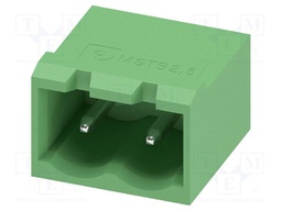 PCB headers, nominal cross section: 2.5 mm?, color: green, n