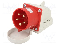Connector: AC supply 3-phase; socket; male; 32A; 400VAC; IEC 60309