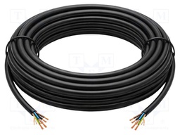 Mains; 2x0.75mm2,5G6mm2; 450V,750V; cables,both sides; 5m