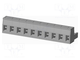 Connector: pluggable terminal block; plug; female; straight; grey