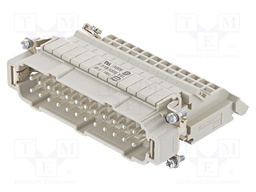 Han E AV 24 Pos. M Insert Term Block Lef
