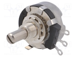 Potentiometer: shaft; single turn; 750kΩ; ±10%; 2W; linear; 6.35mm