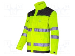 Visibility sweat; Size: XXXL; black/yellow; multi use; Class: 2