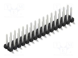 Connector: pin strips; pin header; male; PIN: 32; 2.54mm; SMT; 2x16