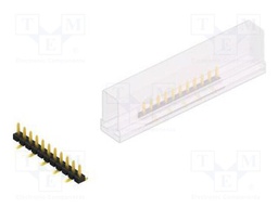 Connector: pin strips; pin header; male; PIN: 11; 2.54mm; SMT; 1x11