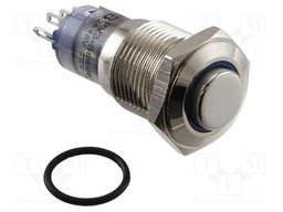 Switch: vandal resistant; Pos: 2; SPDT; 2A/48VDC; IP40; ON-(ON)