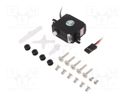 Motor: servo; 4.8÷6VDC; standard; analogue; 20g; 38.1x31.3x16.5mm