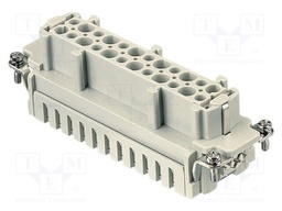 Connector: rectangular; female; Han ES; PIN: 24; size 24B