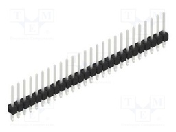 Connector: pin strips; pin header; male; PIN: 26; 2.54mm; THT; 1x26