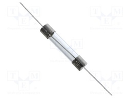 Fuse: fuse; quick blow; 1A; 250VAC; cylindrical,glass; 6.3x32mm