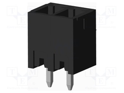 Connector: pluggable terminal block; socket; male; on PCBs
