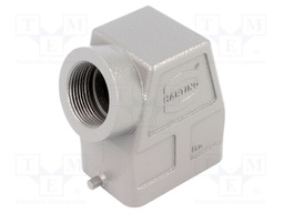 Enclosure: for Han connectors; Han; size 6B; for cable; for latch