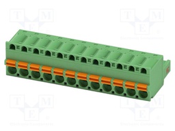 PCB connector, nominal cross section: 2.5 mm?, color: green,