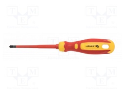 Screwdriver; slim; insulated; PlusMinus cross PZ-type; SL/PZ1