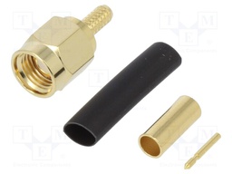 Plug; SMA; male; straight; 50Ω; LMR100,RG174,RG188,RG188(A),RG316