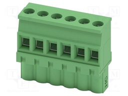 PCB connector, nominal cross section: 2.5 mm?, color: green,