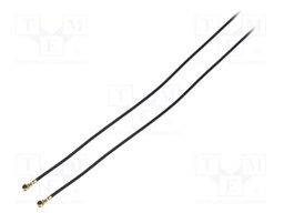 Cable: coaxial; U.FL,both sides; female; angled 90°; female; 1m