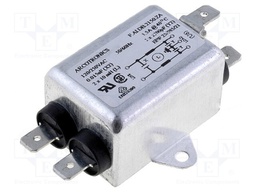 Filter: anti-interference; 250VAC; Cx: 15nF; Cy: 2.2nF; 10mH; 1.5A