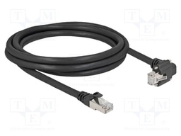 Patch cord; S/FTP; Cat: 6; RJ45 plug,RJ45 down angled plug; 2m