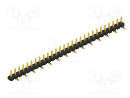 Connector: pin strips; pin header; male; PIN: 28; 2.54mm; SMT; 1x28