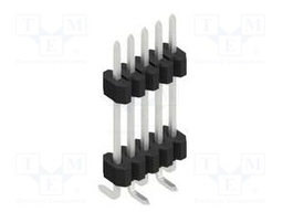 Connector: pin strips; pin header; male; PIN: 5; 1.27mm; SMT; 1x5