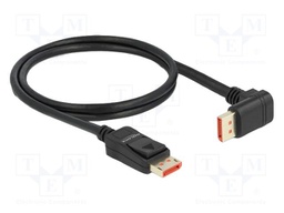 Cable; DisplayPort plug,DisplayPort plug 90° up/down; 1m; black